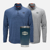 The McKenna 1/4 Zip Long Sleeve Tech Shirt Pack
