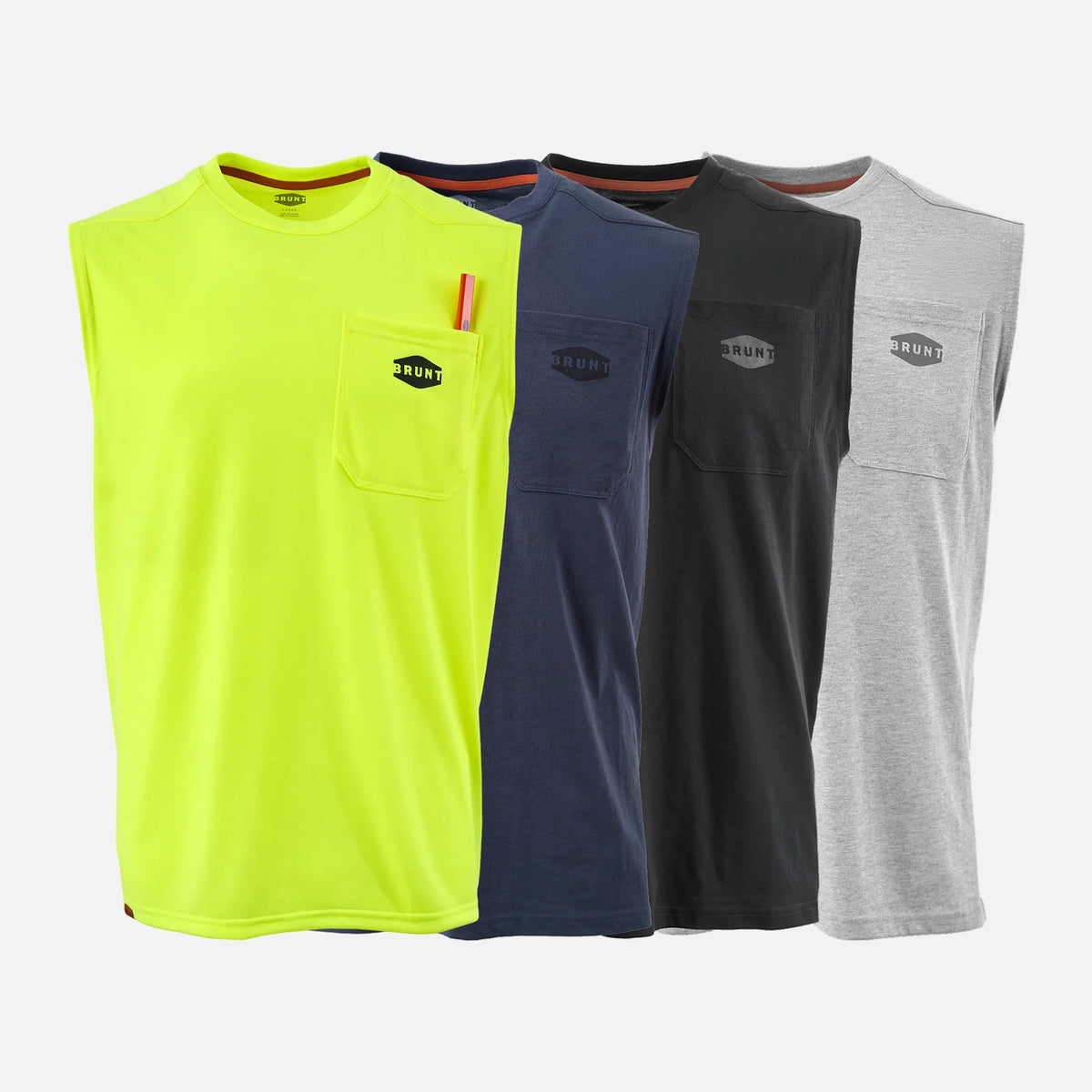 The Martin Sleeveless Pocket Tee Pack